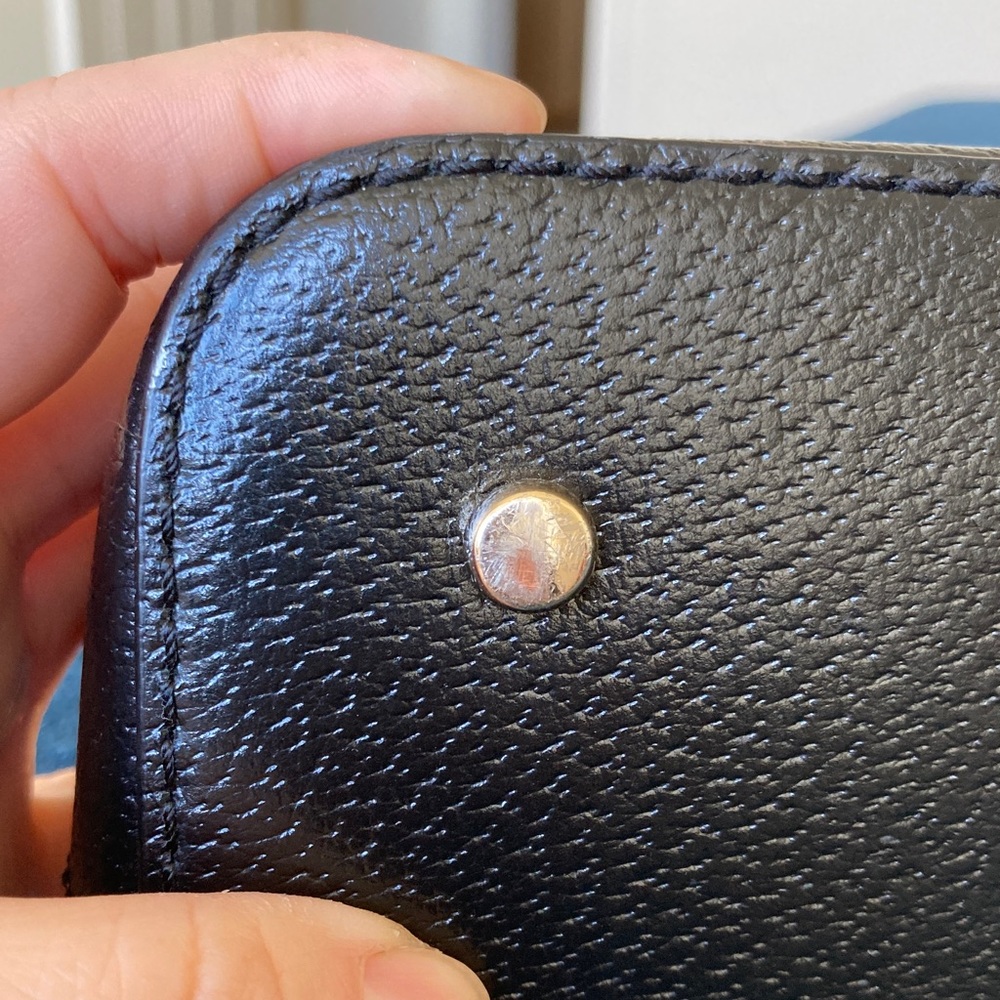 Kate Spade Two-Tone Black and Cream Berkeley Lane Rachelle large domed satchel - Picture 14 of 14